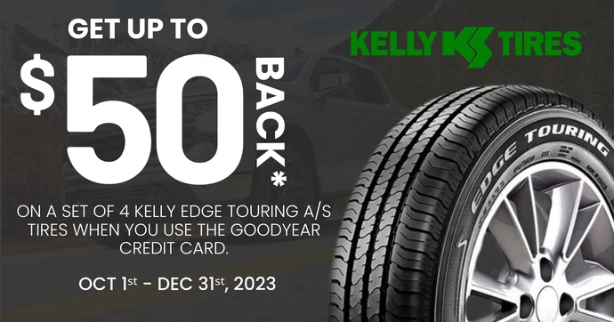 Kelly Tire October/December 2023 Rebate