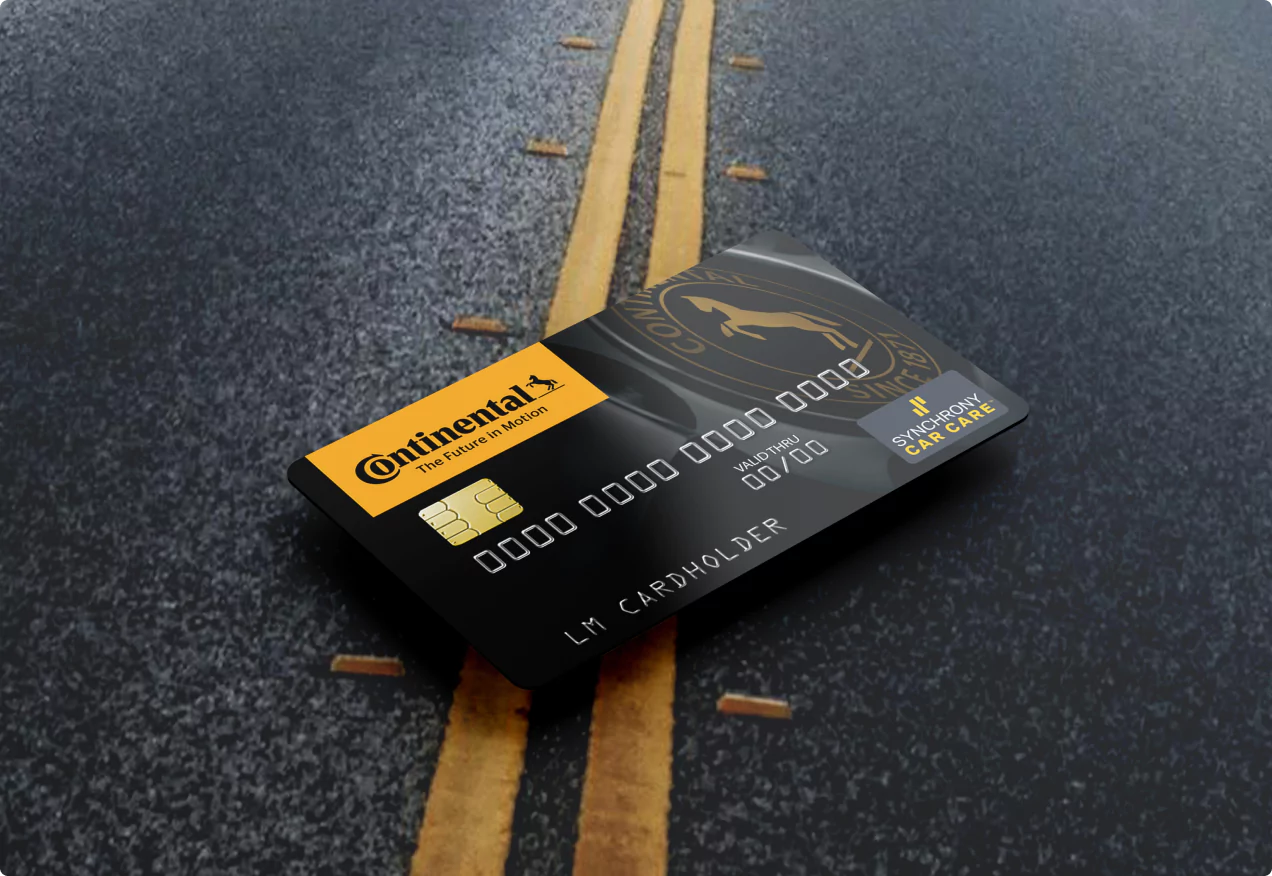 Continental Tire Credit Card Image
