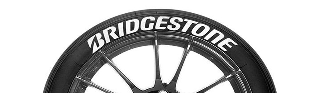 Bridgestone tire lettering