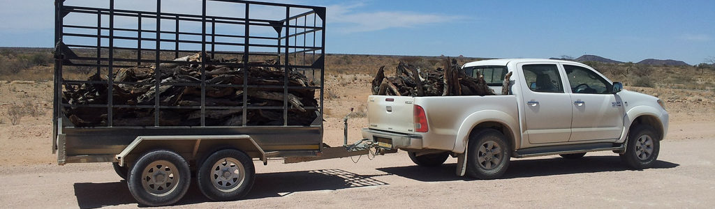 Pickup with trailer