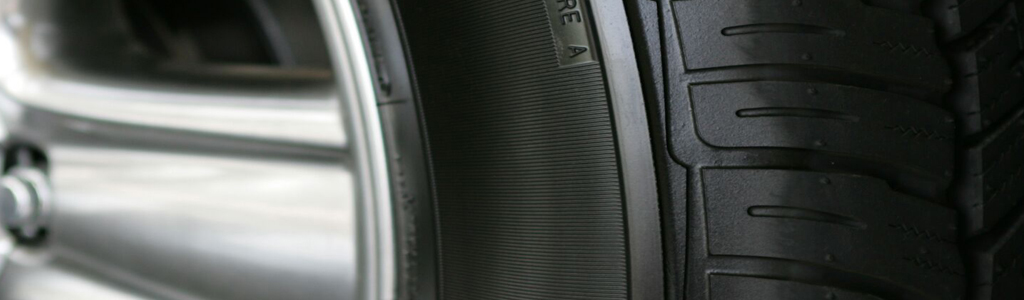 Creases on tire sidewall