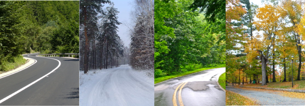 All Season tires, winter tires, summer tires