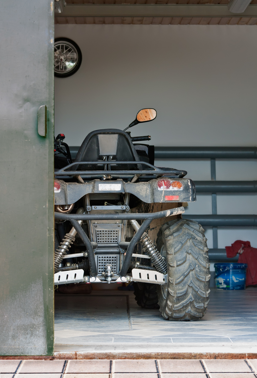 Mid-winter maintenance on ATV tires