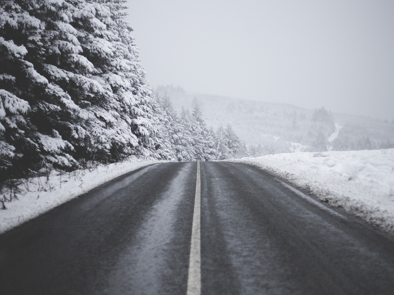 Winter Roads White