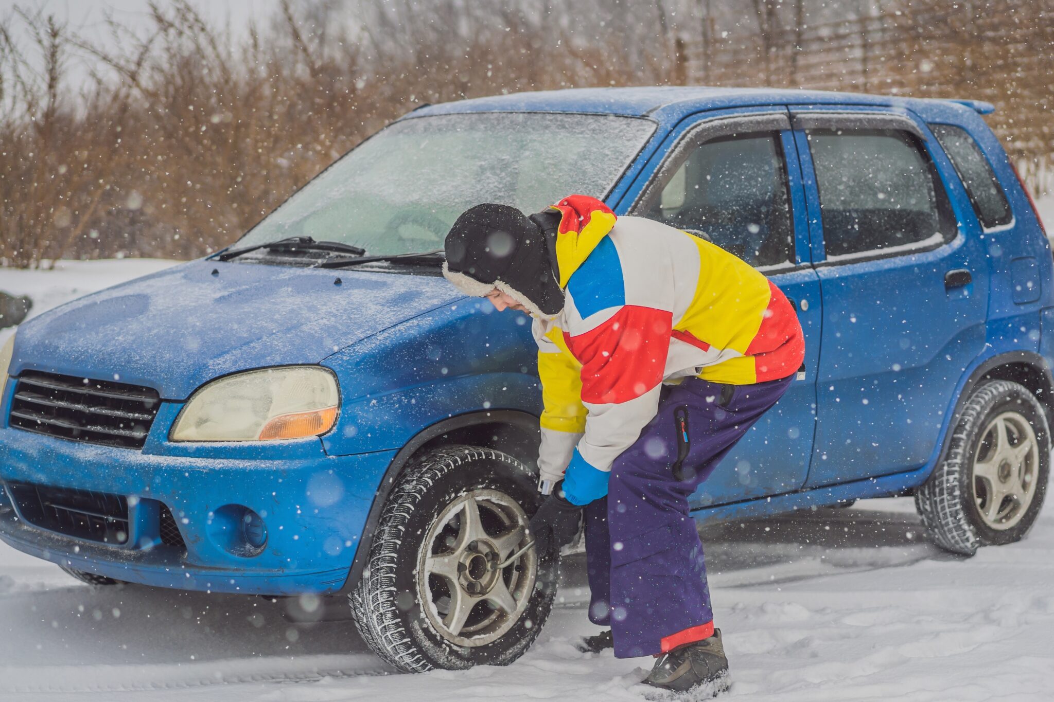 Changing Tires for Winter