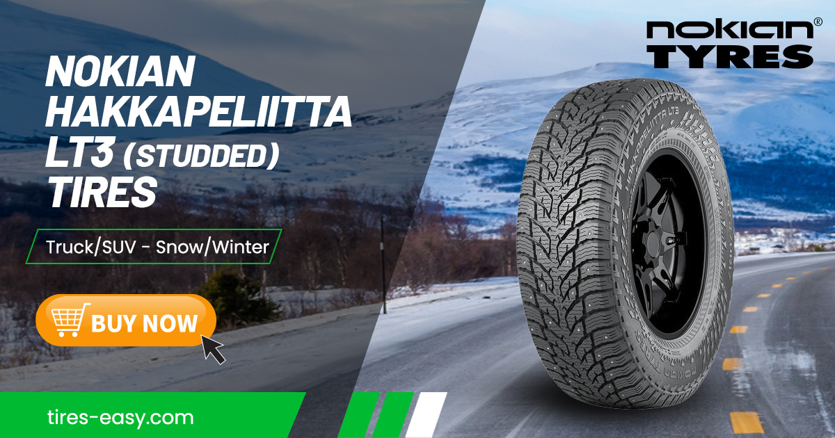Nokian Hakkapeliitta LT3 studded tire New Nokian Hakkapeliitta LT3
