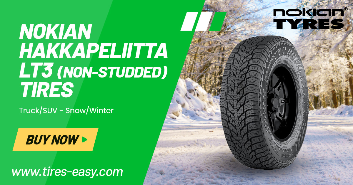 January 2024 New Nokian Hakkapeliitta LT3 tire designed for heavy duty use