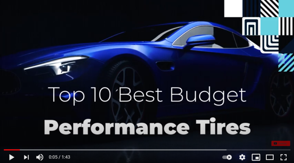 December 2023 Top 10 Best Budget Performance Tires Video