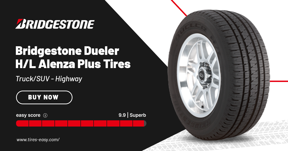 Bridgestone Dueler HL Alenza Plus - Best All-Season Tires for Snow 