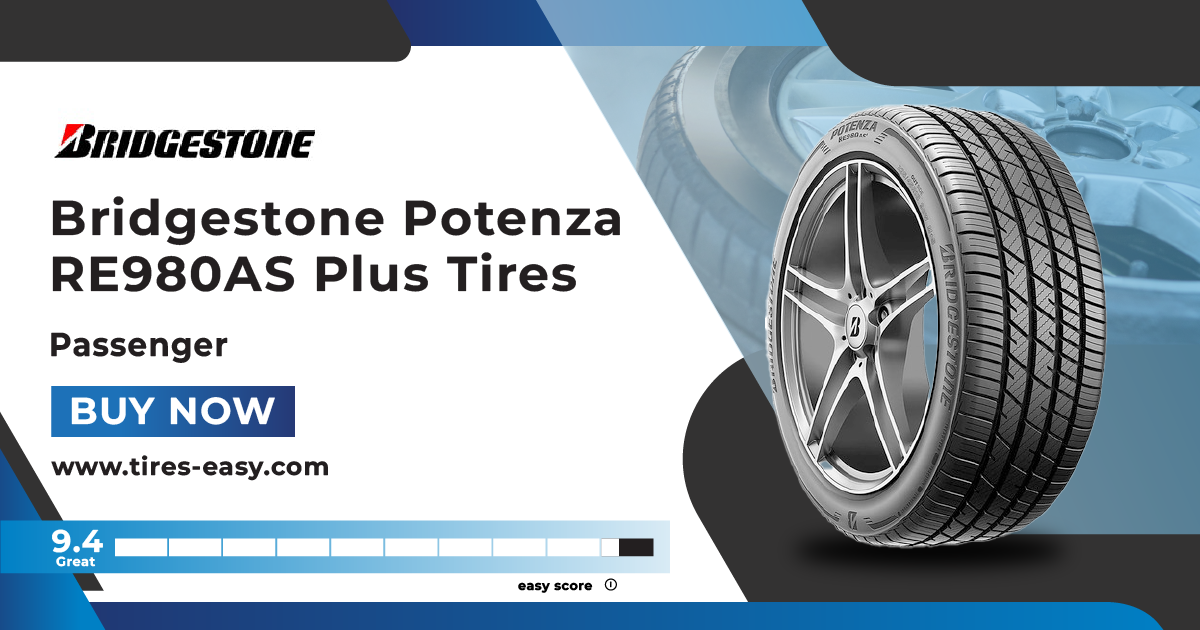 Bridgestone Potenza RE980AS - Best All-Weather Tires For Passenger