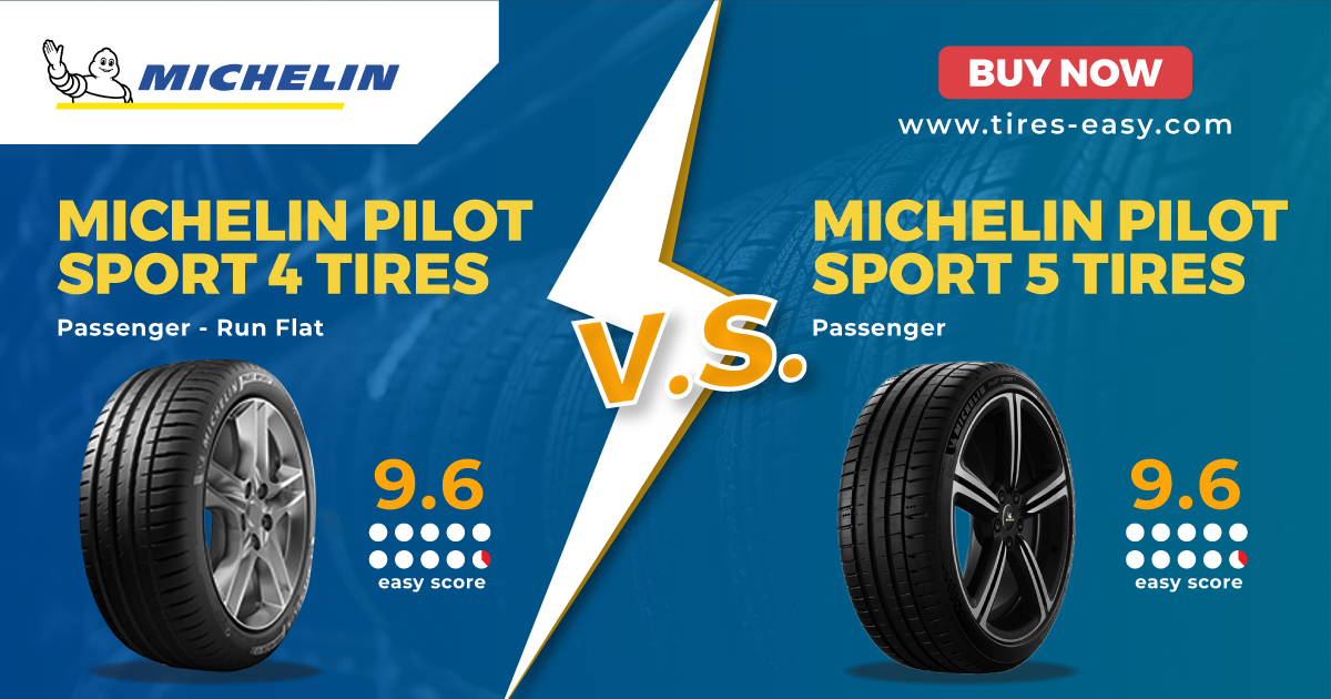 Michelin Pilot Sport 4 vs. Pilot Sport 5