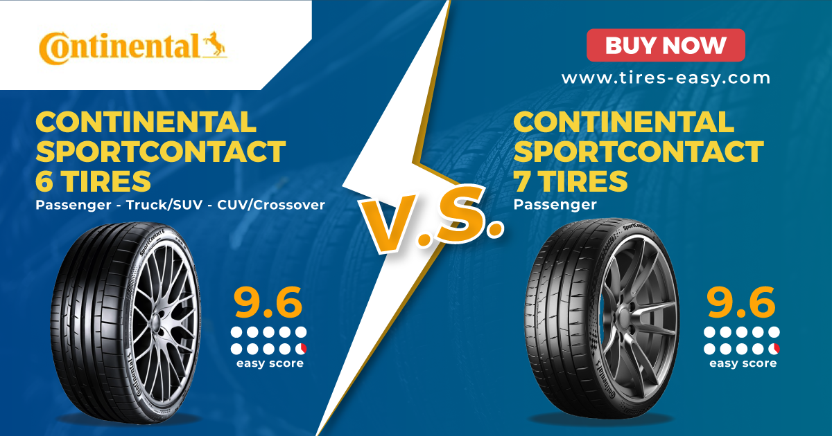 Continental Sport Contact 6 vs. Sport Contact 7