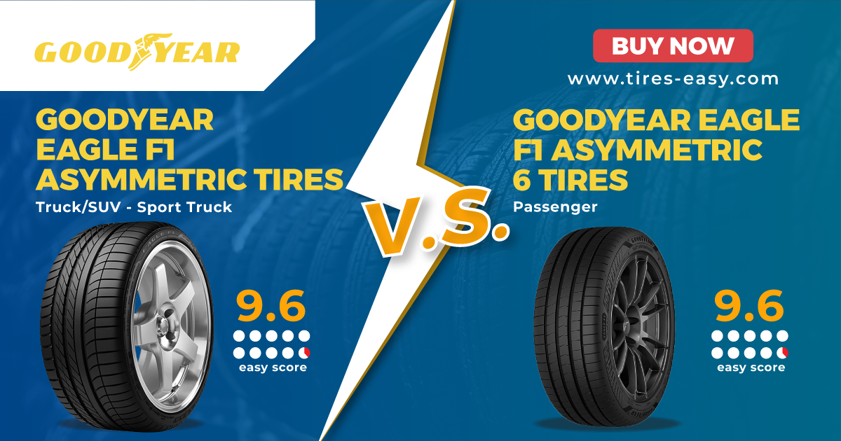 Goodyear Eagle F1 Asymmetric 5 vs. Eagle F1 Asymmetric 6