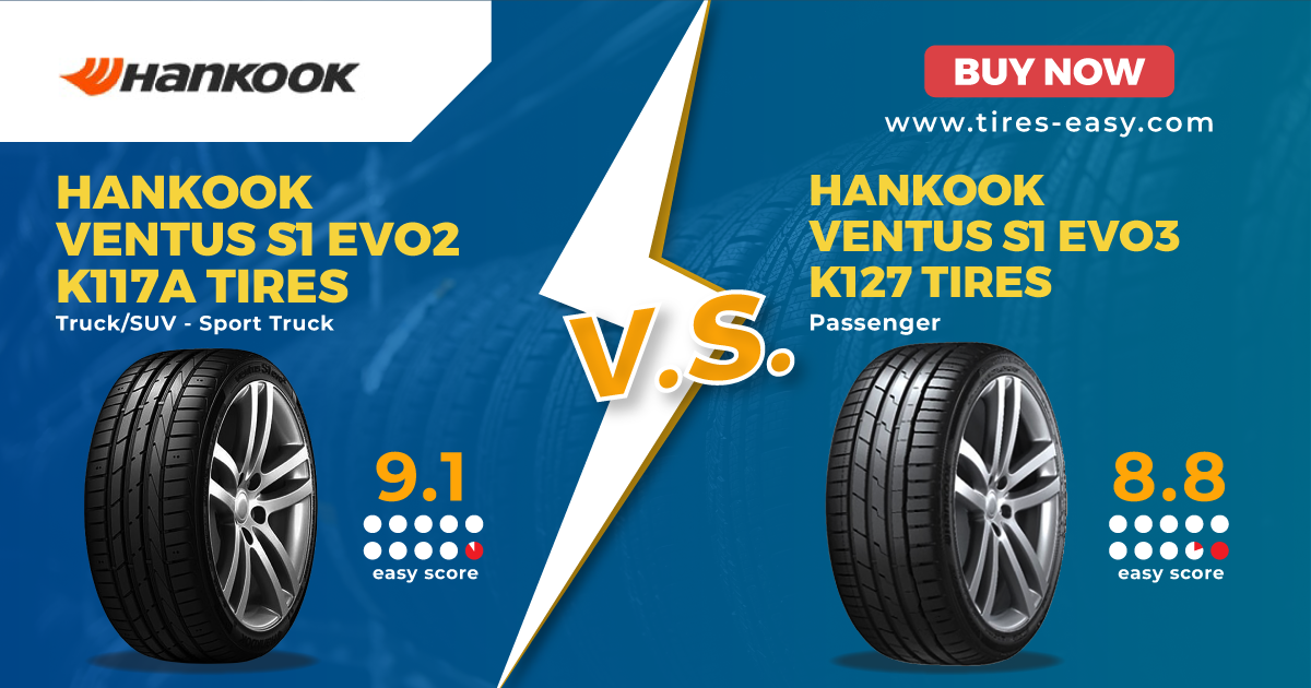 Hankook Ventus S1 Evo2 vs. Ventus S1 Evo3