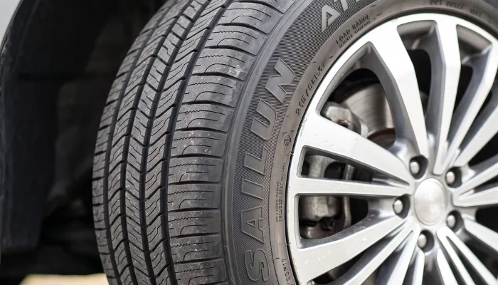 Sailun tire sidewall close up
