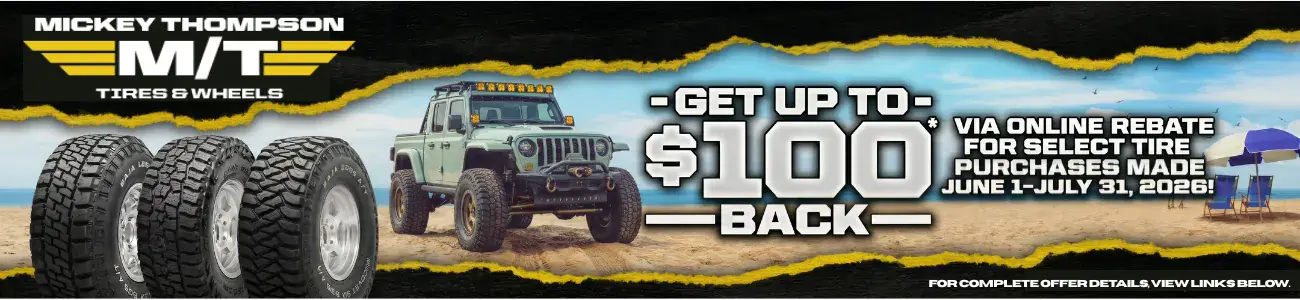 Mickey Thompson Summer Rebate 2026