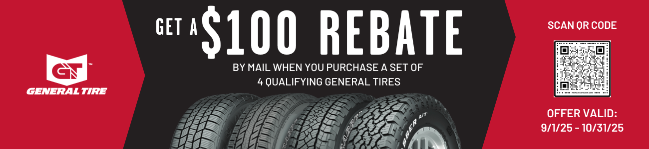 General Tire - $100 REBATE