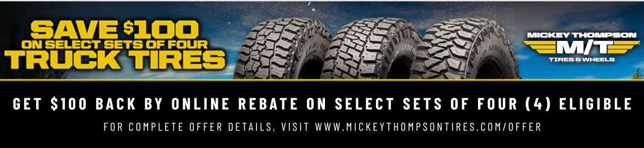 Mickey Thompson Fall Rebate