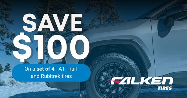 Save $100 on Falken Tires