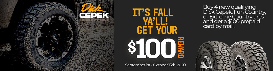 Dick Cepeck Tire Rebate tires-easy.com
