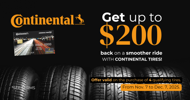 Continental November Rebate 2025