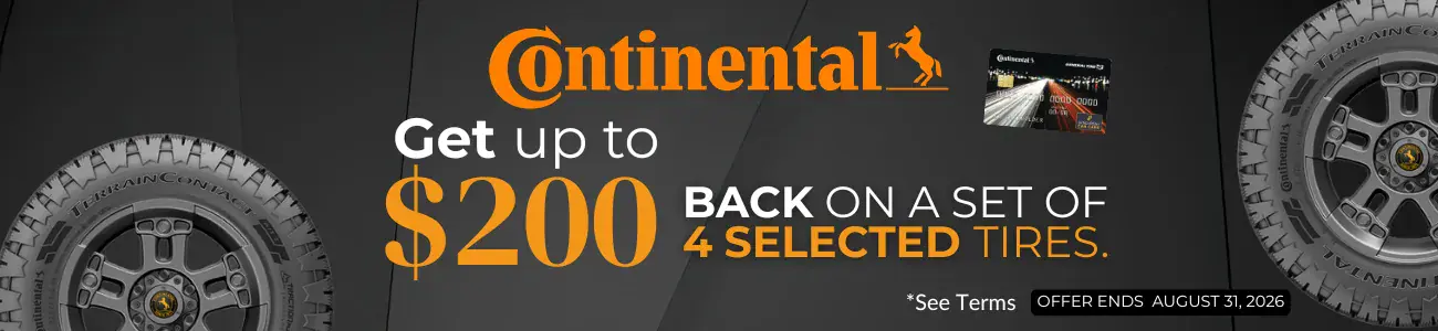Continental July Rebate 2026