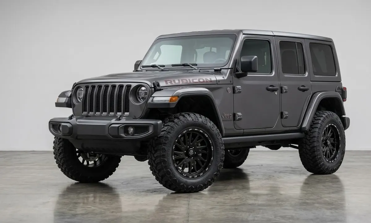 Hercules TIS TT1 on a grey Jeep Wrangler in a studio